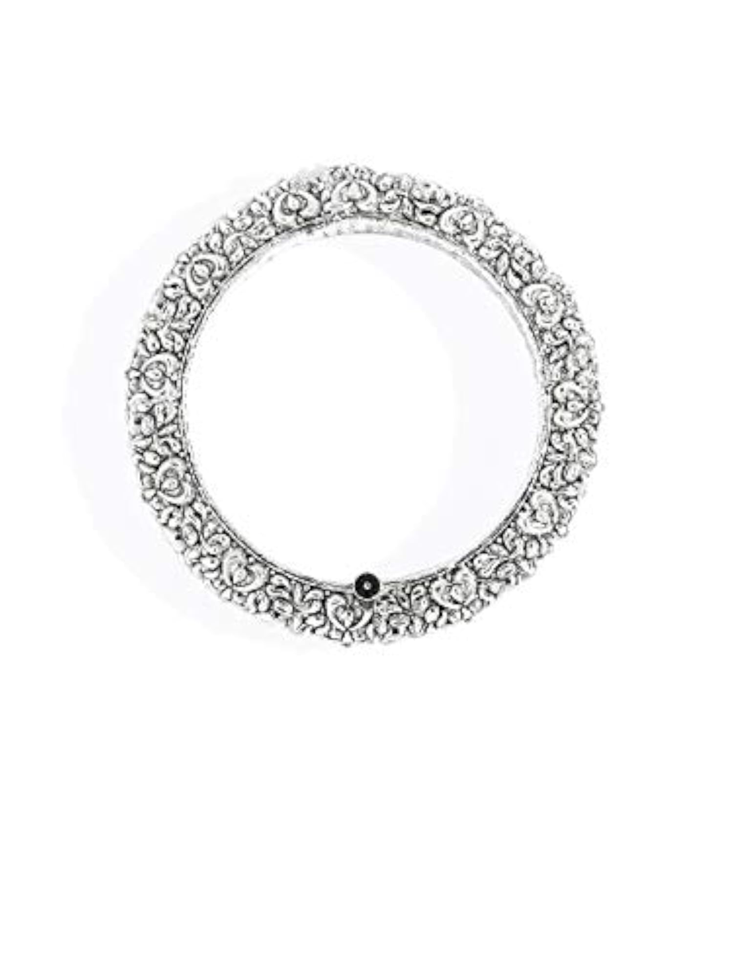 Silver Kada Bangles (Size 2.2), Navratri Jewellery